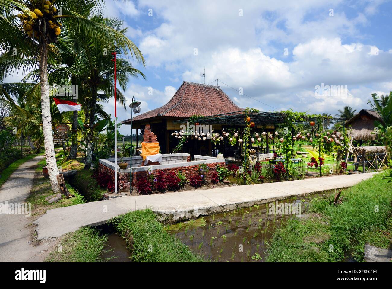 Warung d'Orange doux à Ubud, Bali, Indonésie. Banque D'Images Warung d'Orange doux à Ubud, Bali, Indonésie. Banque D'Images