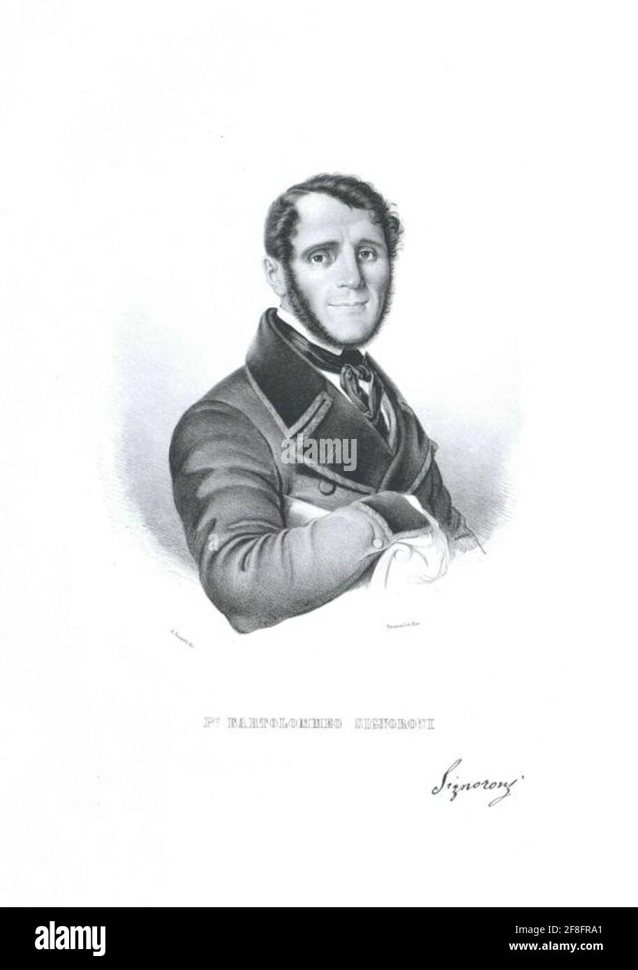 Signorini, Bartolomeo. Banque D'Images