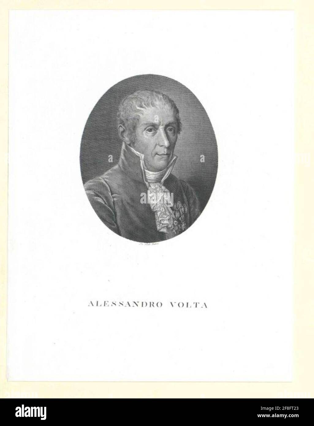 Volta, Alessandro Conte. Banque D'Images Volta, Alessandro Conte. Banque D'Images