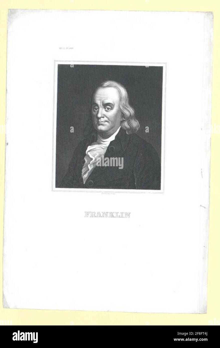 Franklin, Benjamin . Banque D'Images