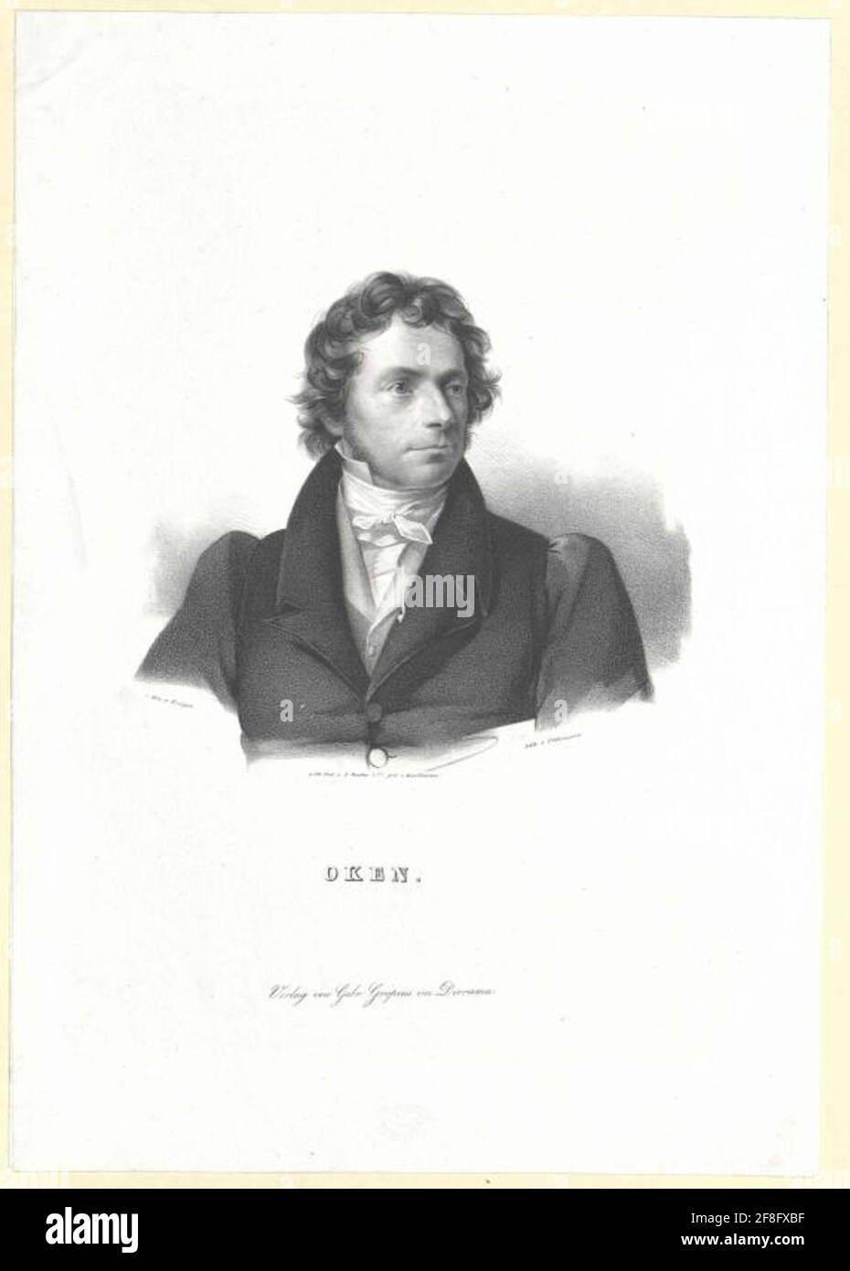 Oken, Lorenz. Banque D'Images