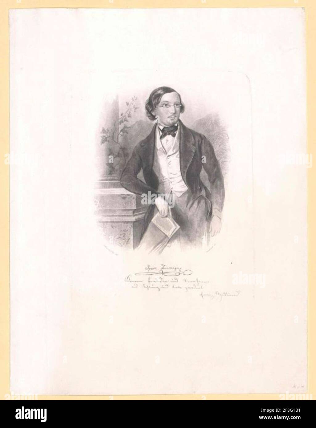 Vingt ans, Ignaz. Banque D'Images