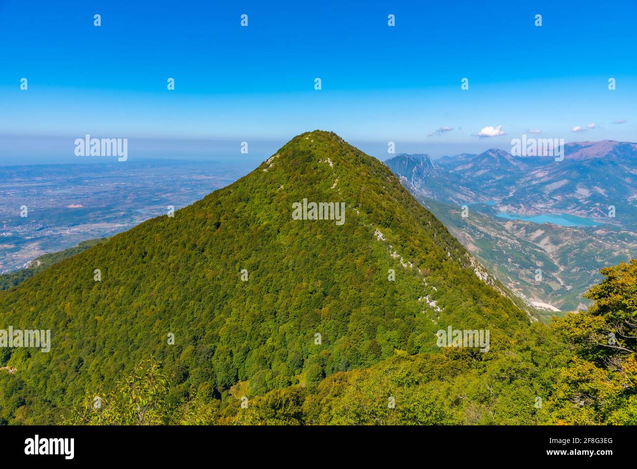 Mont Tujanit au parc national de Dajti en Albanie Banque D'Images