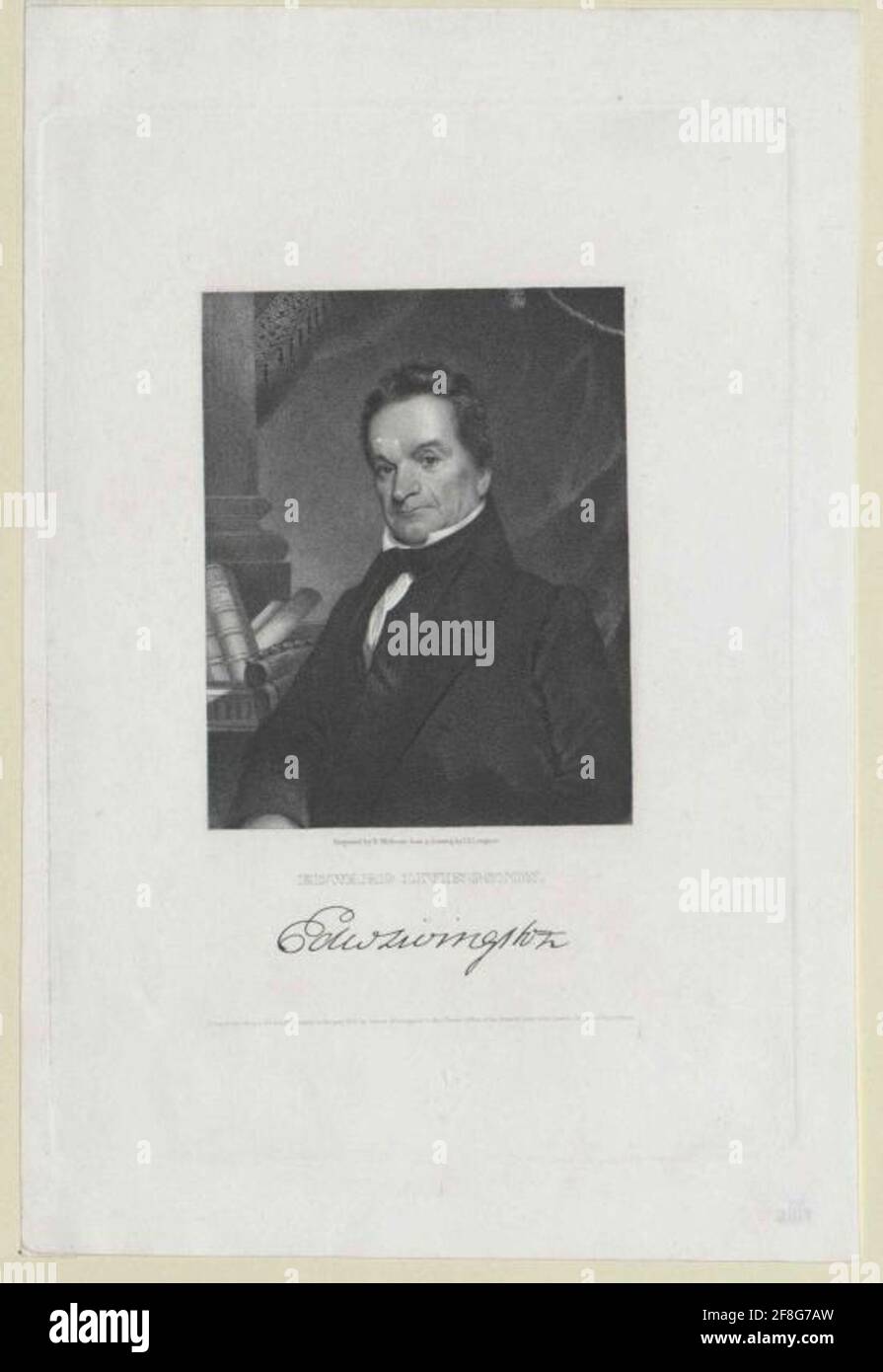 Livingston, Edward . Banque D'Images