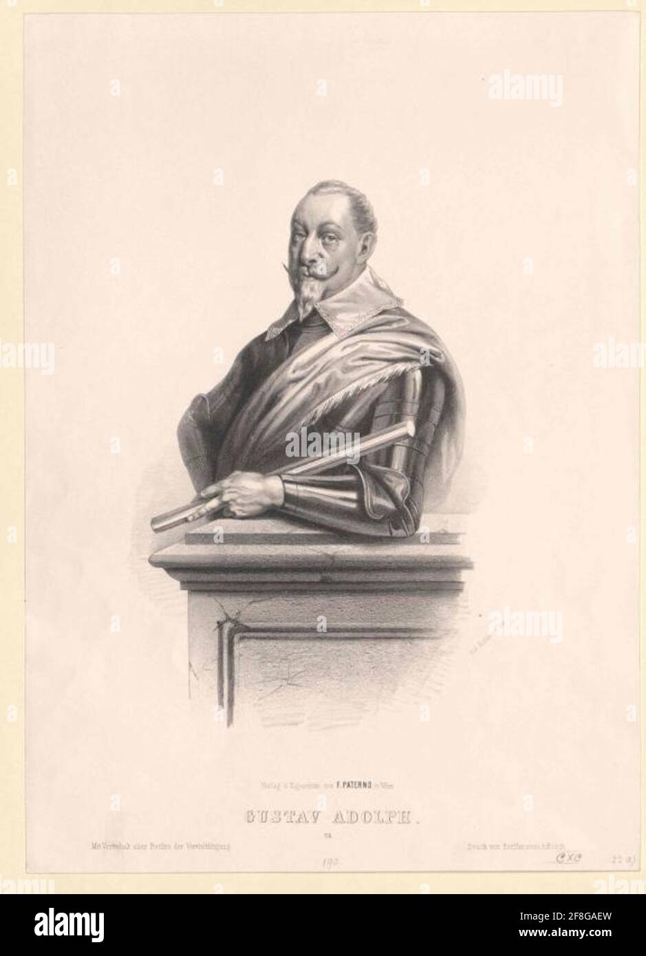 Gustav II Adolf, roi de Suède. Banque D'Images