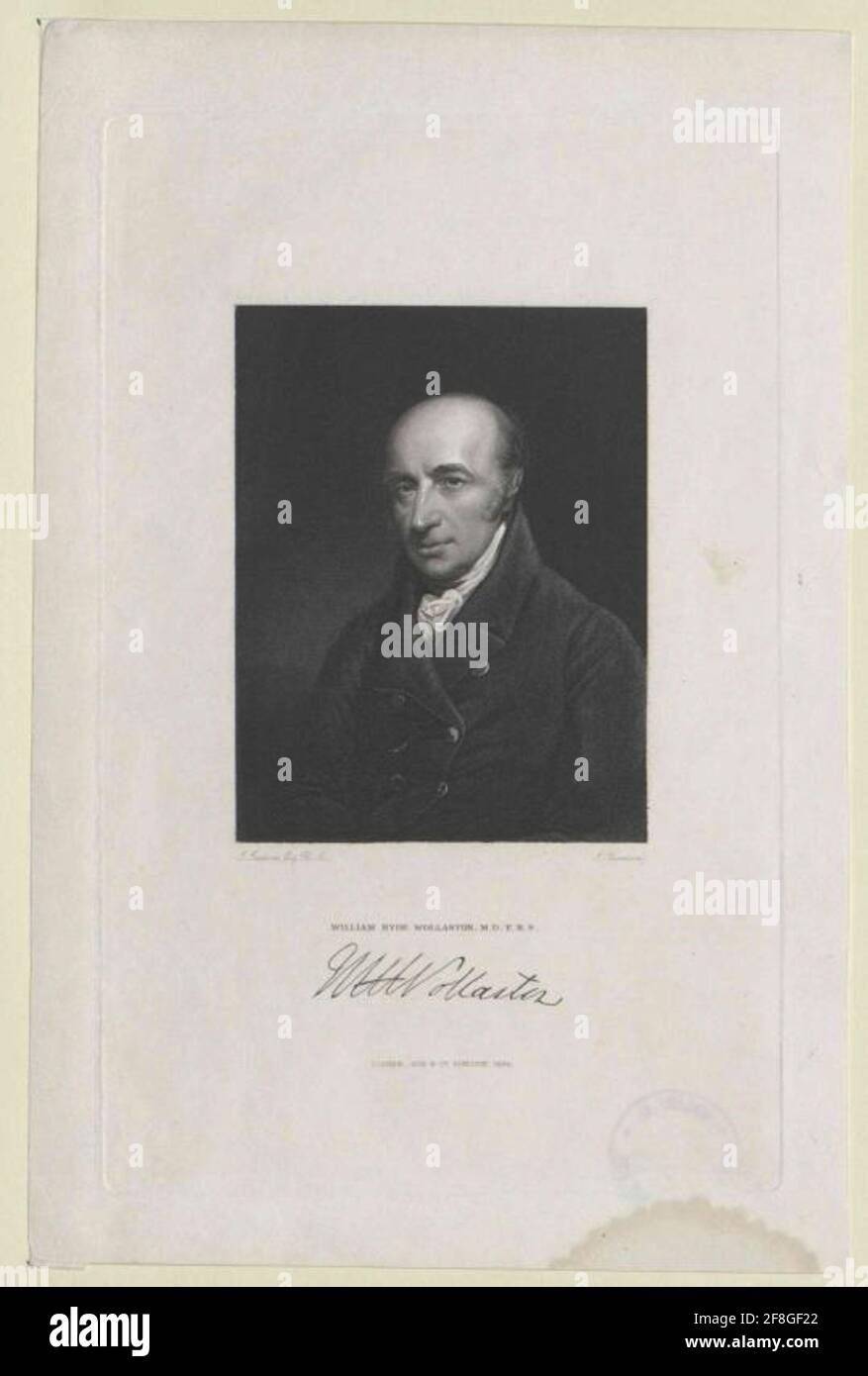 Wollaston, William Hyde. Banque D'Images