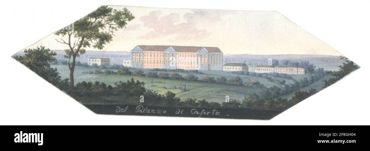 Du Palais de Caserta. Banque D'Images