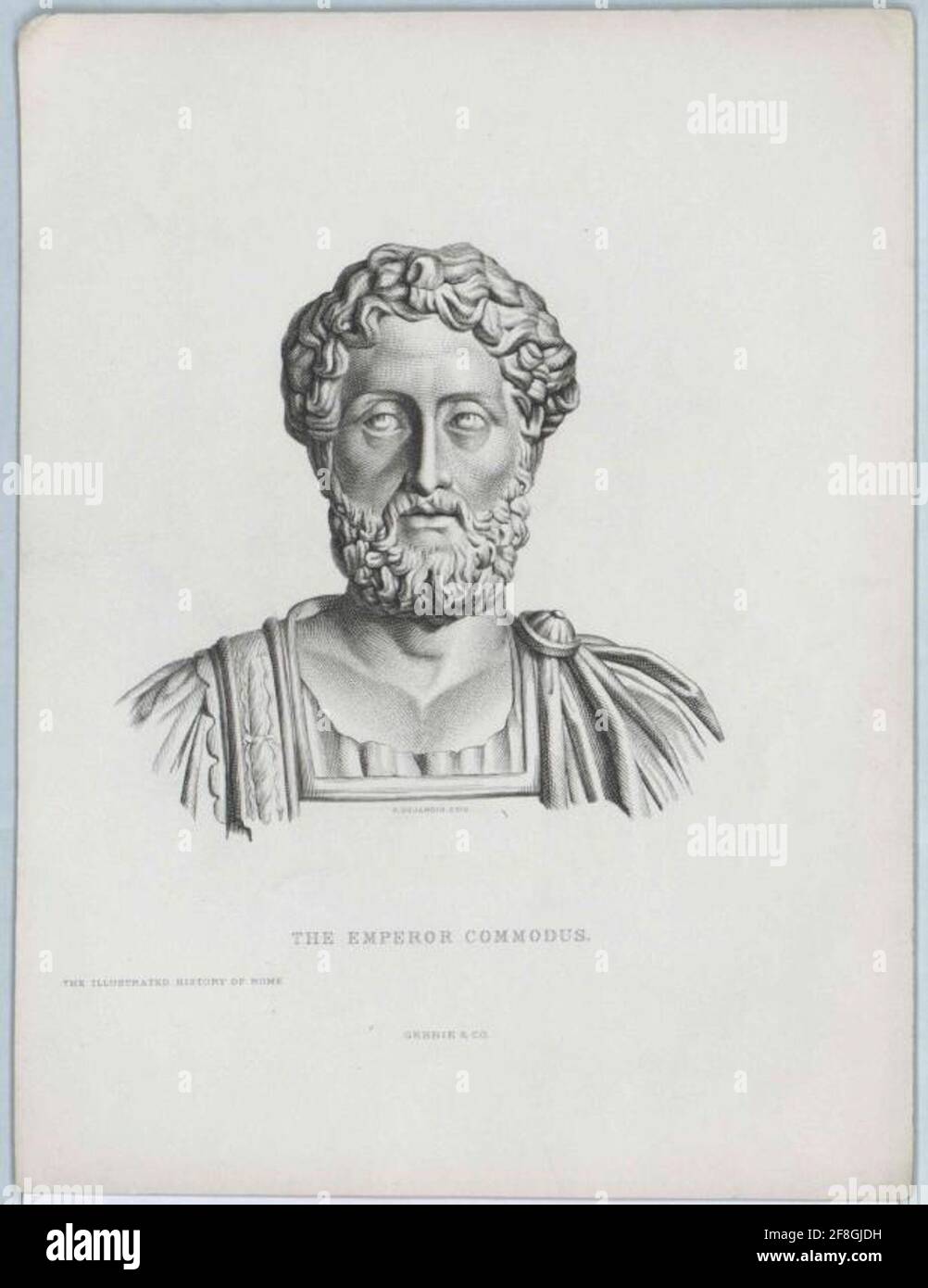 Commodus, empereur romain. Banque D'Images
