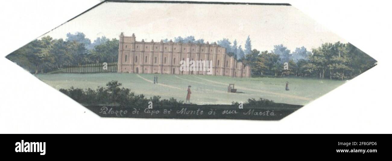 Palais de Capo di Monte di HIS Maesta. Banque D'Images