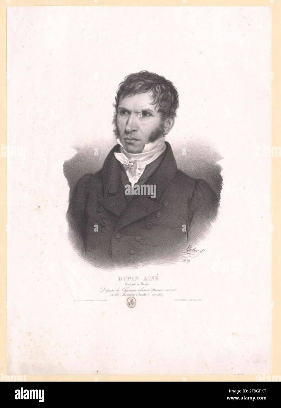 Dupin, André Marie Jean Jacques Baron. Banque D'Images