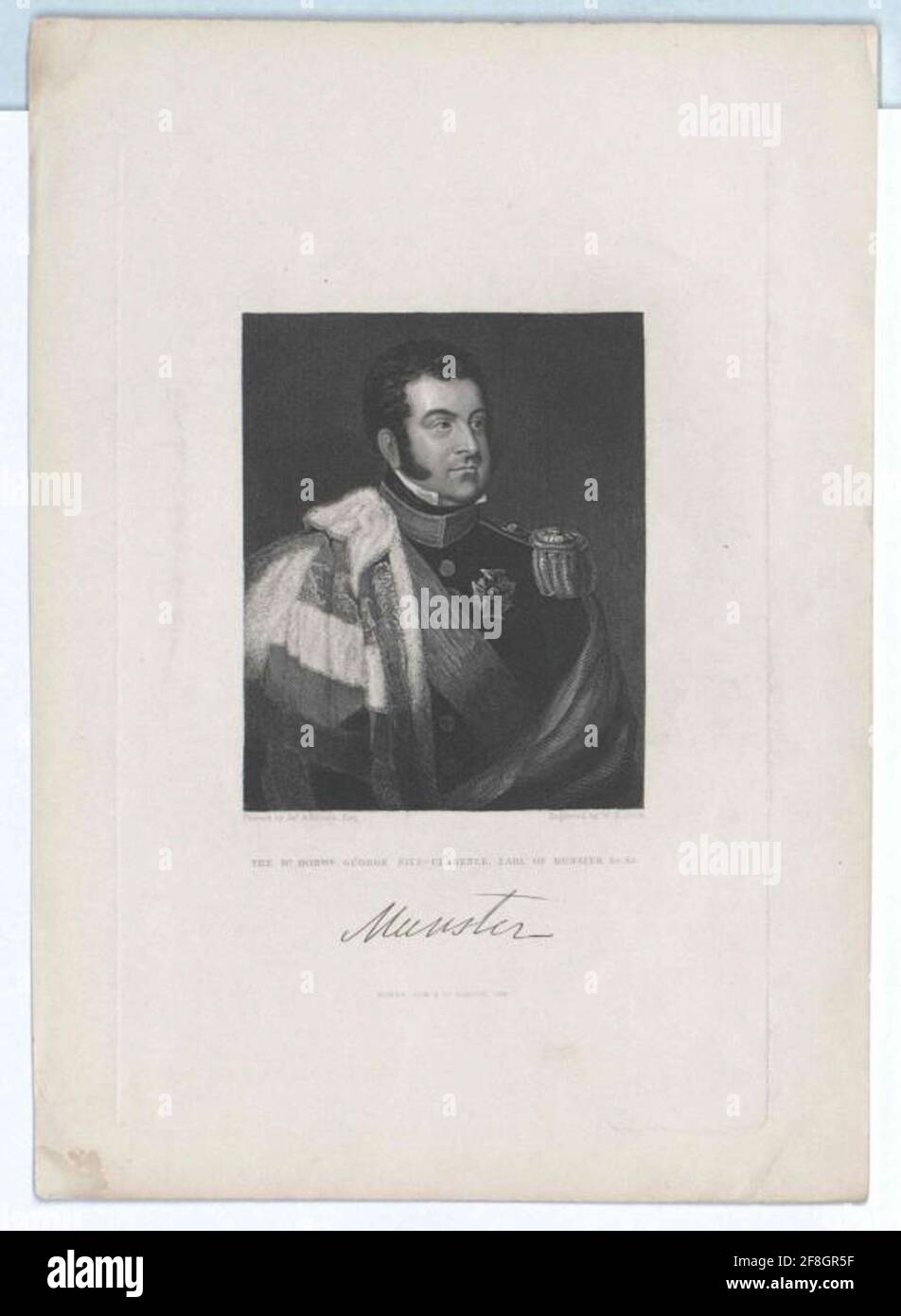 Fitz-Clarence, 1. Comte de Munster, George Augustus Frederick . Banque D'Images