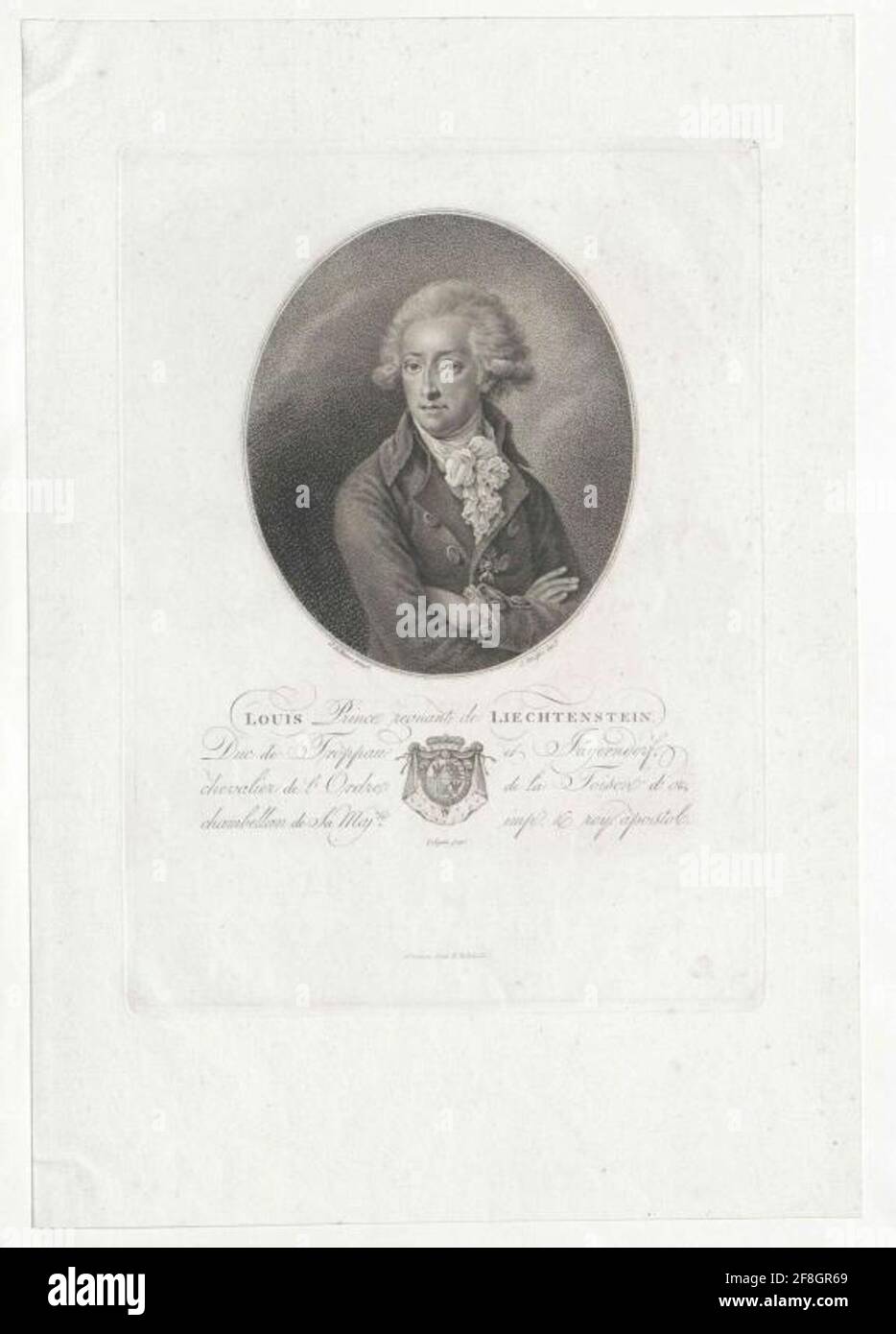 Liechtenstein, Alois Josef Prince. Banque D'Images