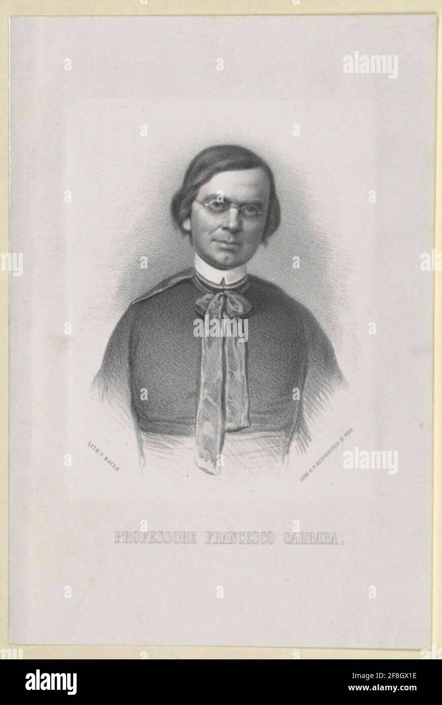 Carrara, Francesco. Banque D'Images