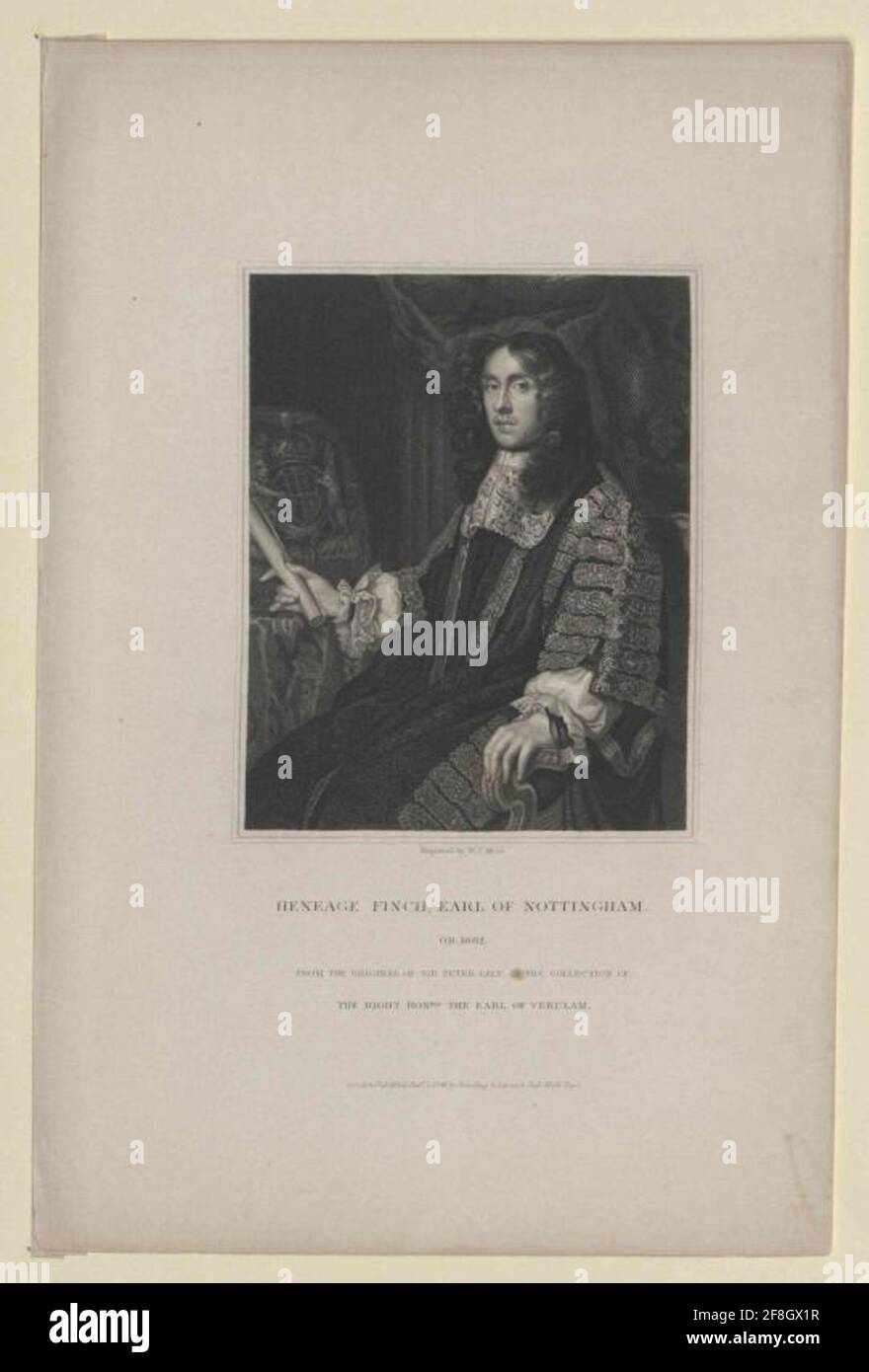 Finch, 1. Comte de Nottingham, Heneage . Banque D'Images