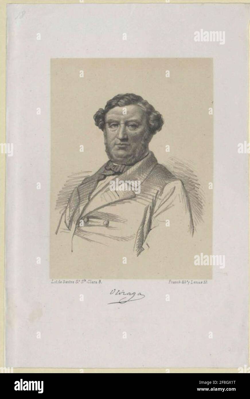 Olozaga, Salustiano. Banque D'Images