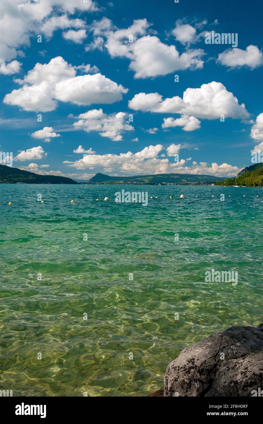 Lac d'Annecy, haute-Savoie (74), région Auvergne-Rhône-Alpes, France Banque D'Images
