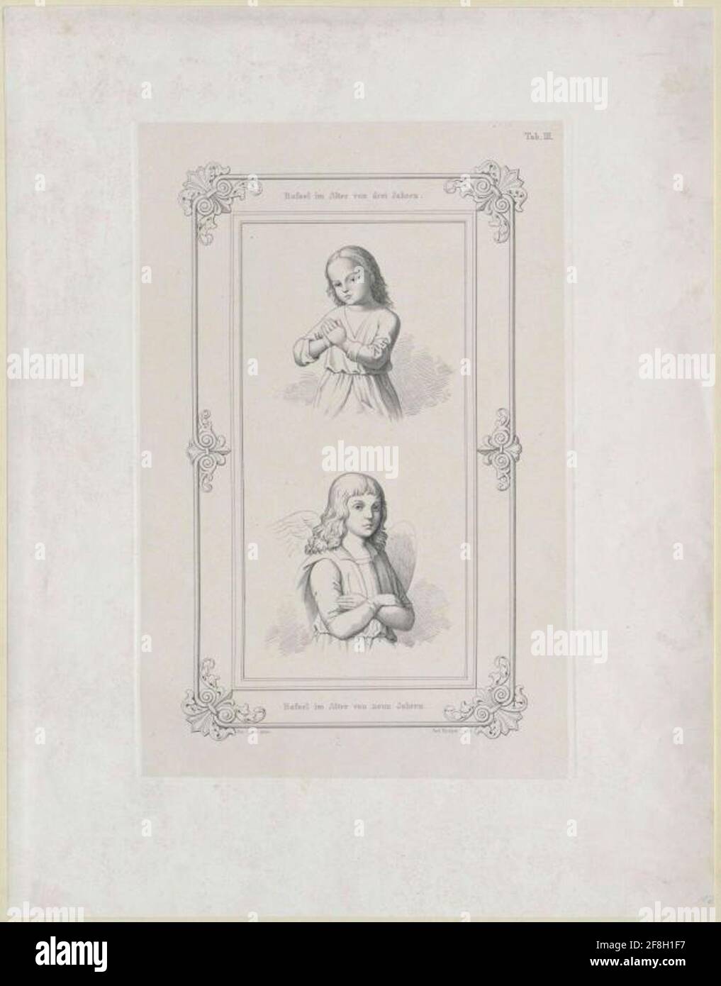 Saints, Raphaël. Banque D'Images