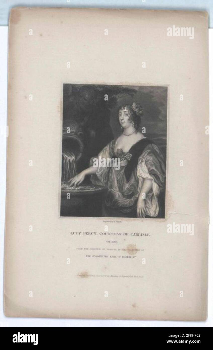 Percy, Lady Lucy . Banque D'Images