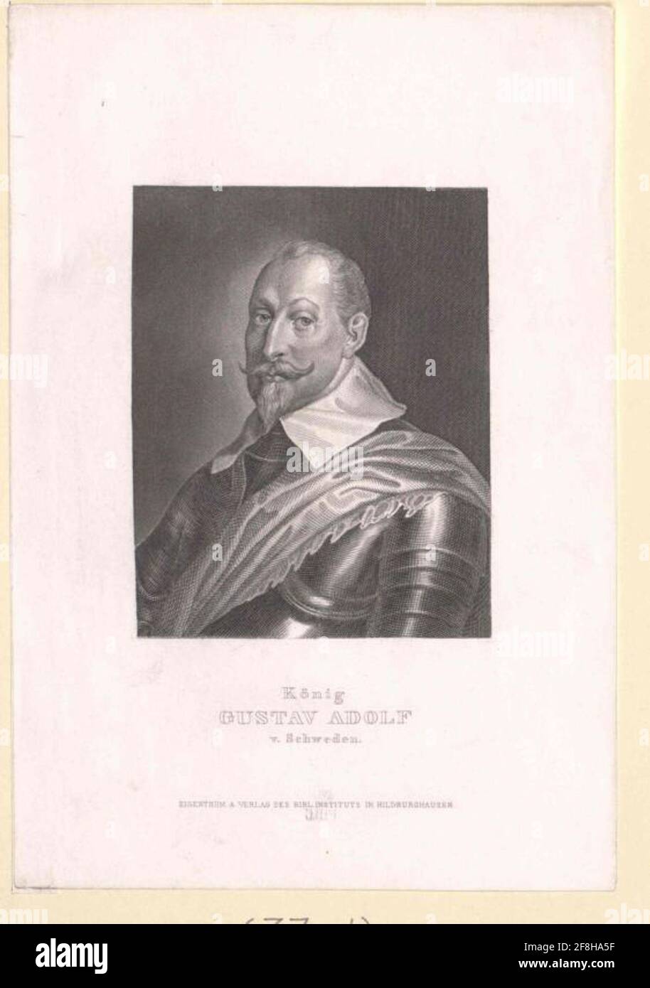 Gustav II Adolf, roi de Suède. Banque D'Images