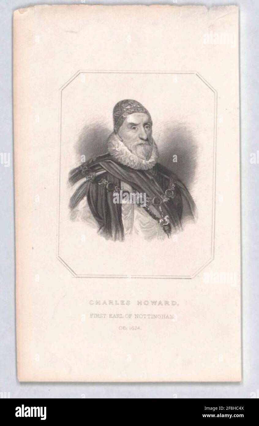 Howard, 1. Comte de Nottingham, Charles . Banque D'Images