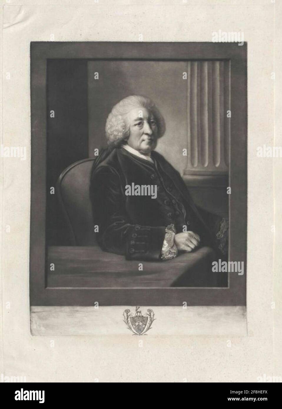 Robinson, sir William Baronet . Banque D'Images