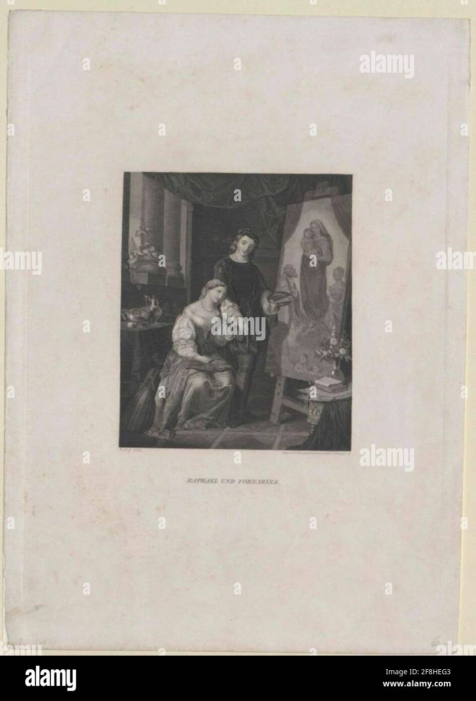 Saints, Raphaël. Banque D'Images