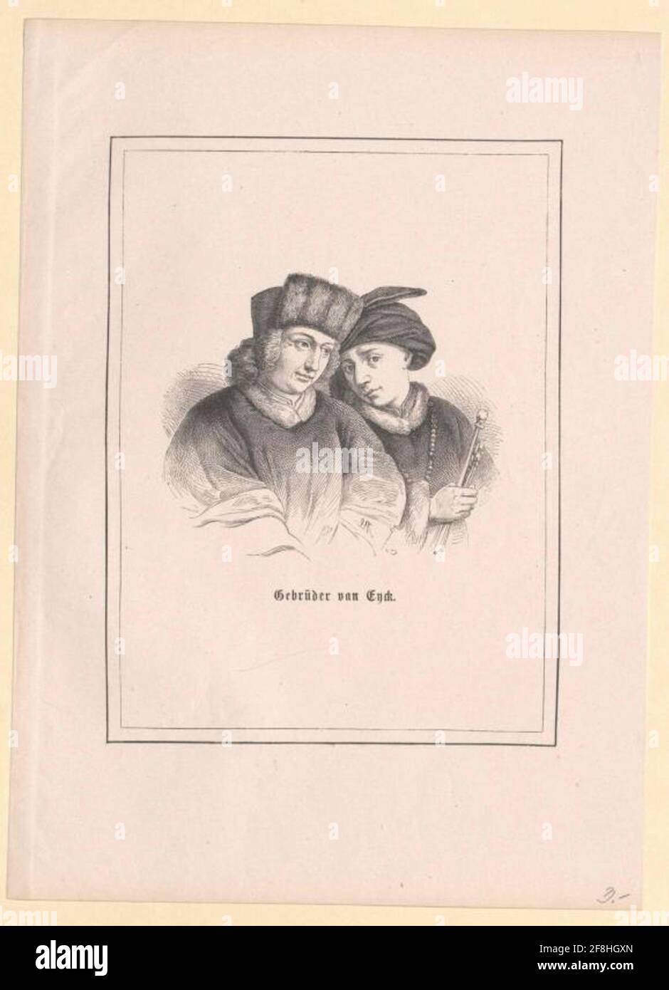 Eyck, Hubert van. Banque D'Images