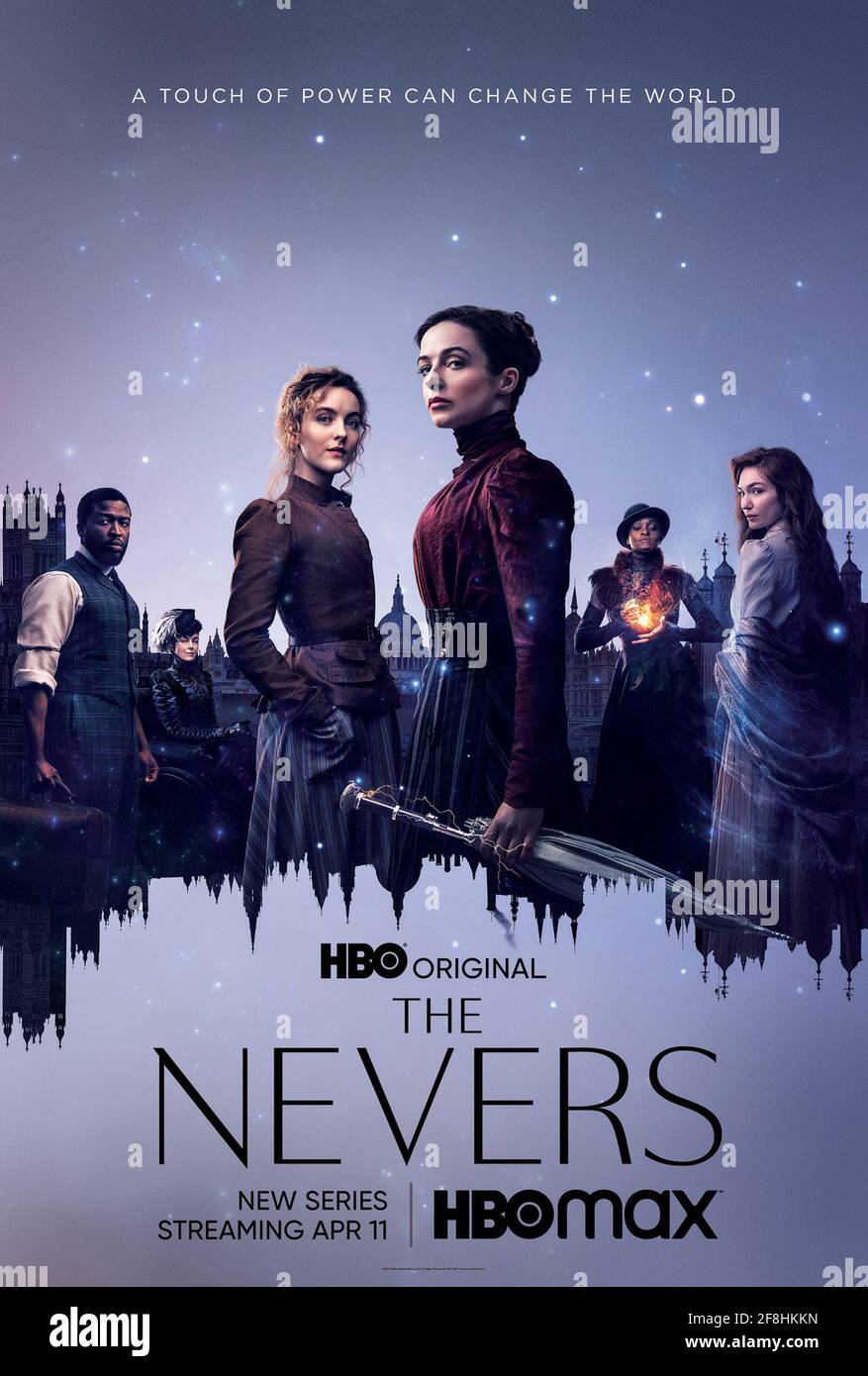 Affiche 'les Neverss' saison 1 (2021) crédit: HBO / The Hollywood Archive Banque D'Images