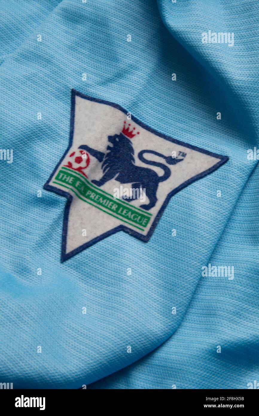 Badge Premier League de 1996. Banque D'Images
