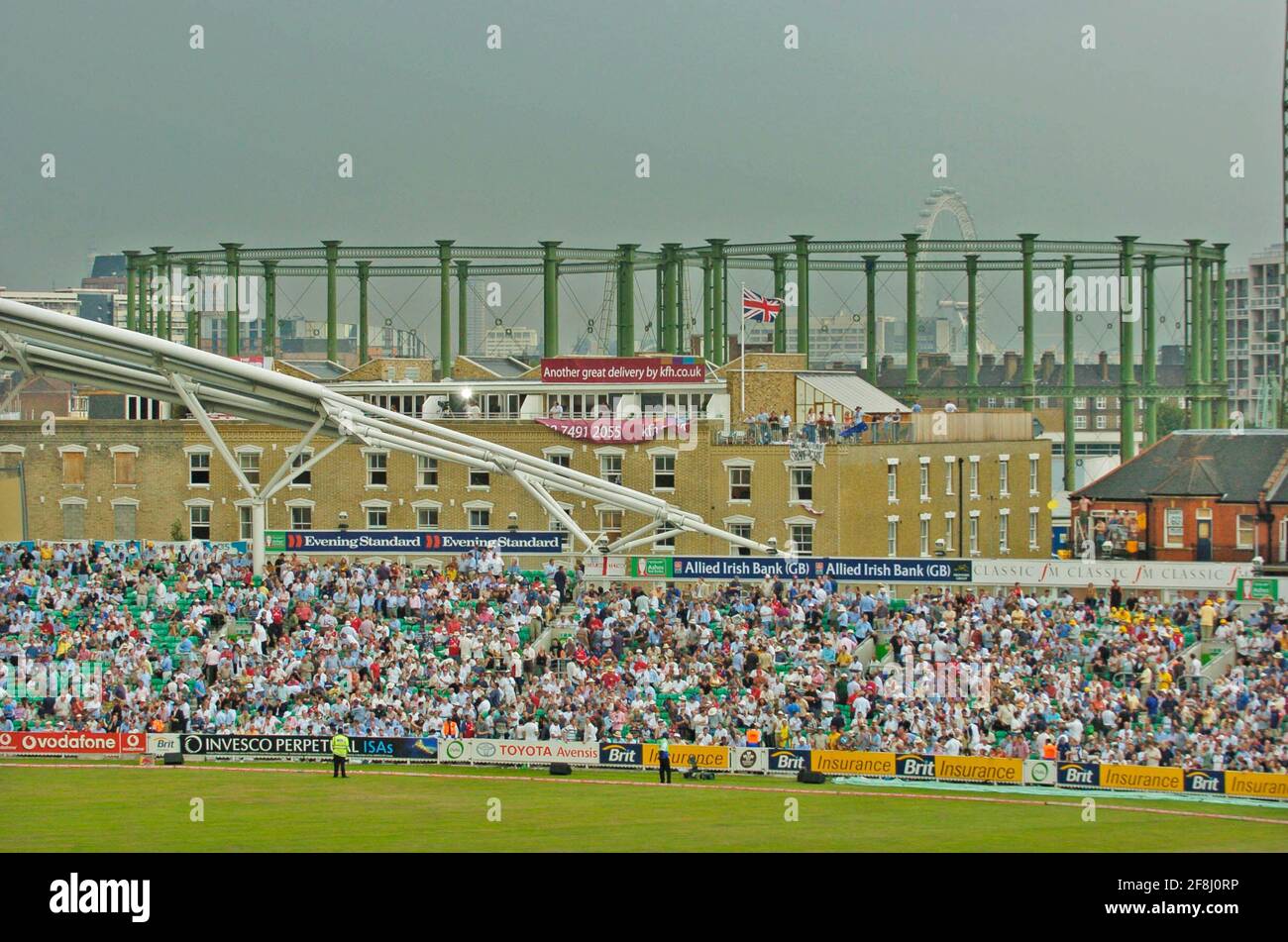 5ÈME TEST ANGLETERRE V AUSTRALIE 2ÈME JOUR 9/9/2005 PHOTO DAVID ASHDOWNCRICKET Banque D'Images