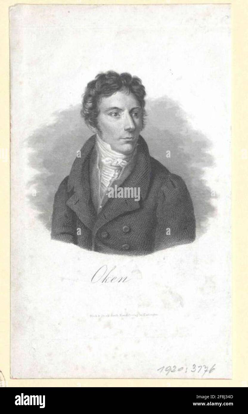 Oken, Lorenz. Banque D'Images