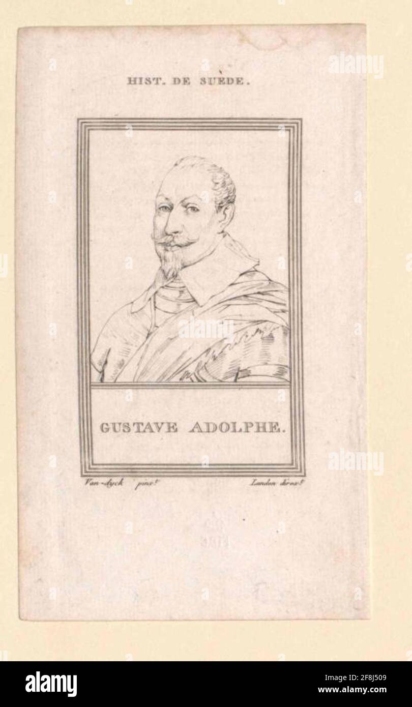 Gustav II Adolf, roi de Suède. Banque D'Images