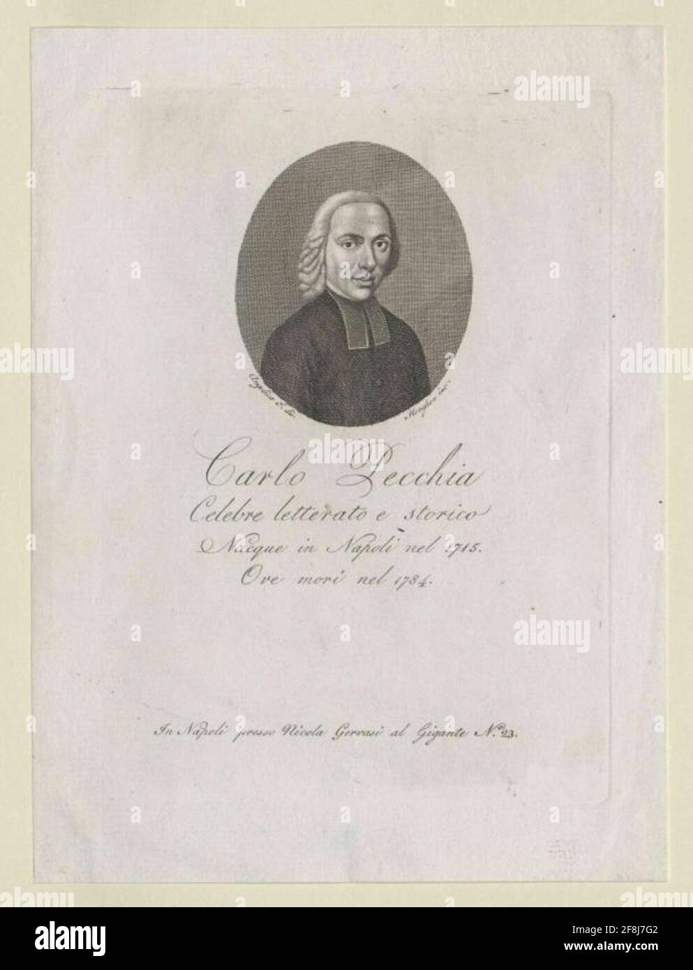 Pecchia, Carlo. Banque D'Images