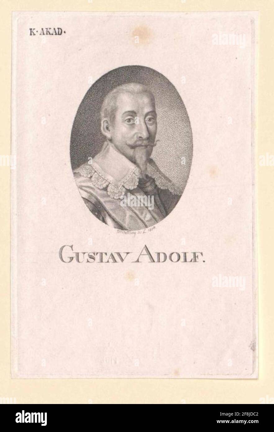 Gustav II Adolf, roi de Suède. Banque D'Images