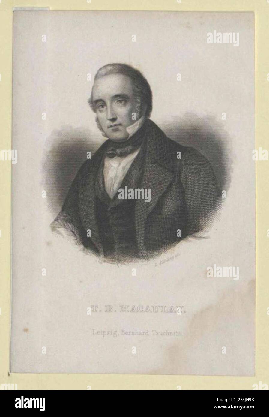 MacAulay, Thomas Babington Seigneur de Rothley . Banque D'Images
