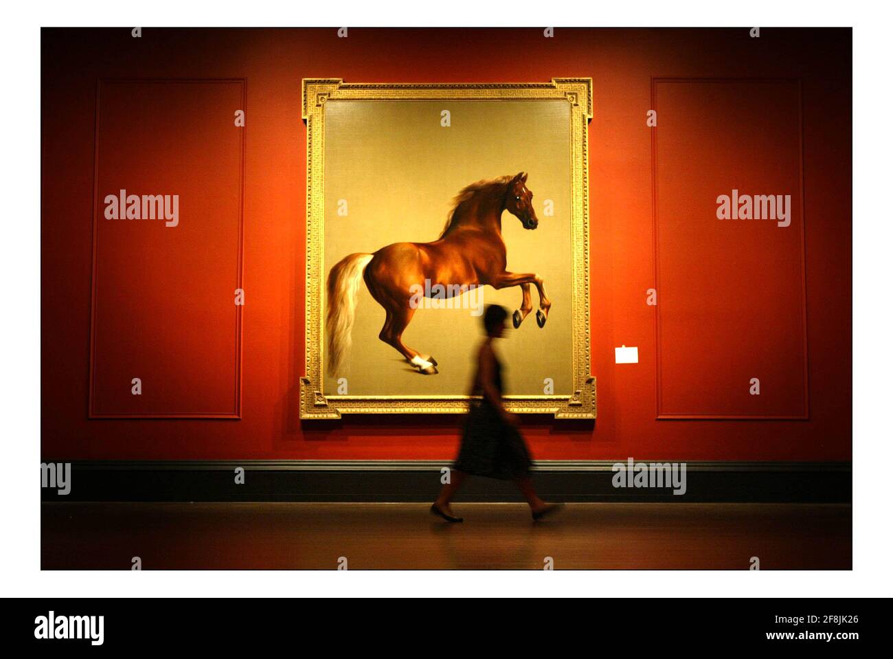 Stubbs and the Horse......'sifflet' par George Stubbs dans l'aile Sainsbury de la Galerie nationale..29 juin - 25 septembre. photo David Sandison 20/6/2005 Banque D'Images