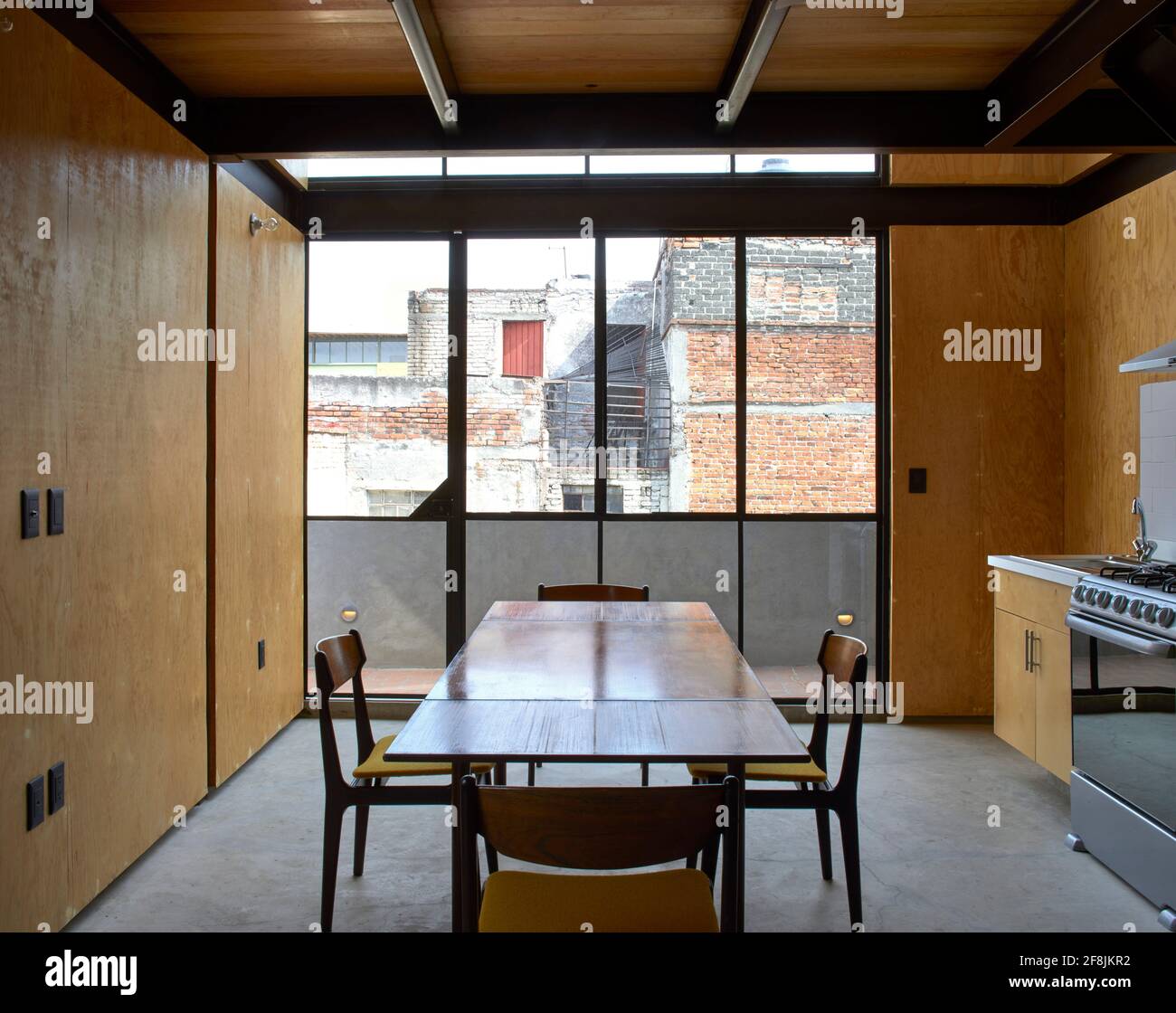 Intérieur de l'appartement. CÓRDOBA 223, Mexico, Mexique. Architecte: BAAQ , 2019. Banque D'Images