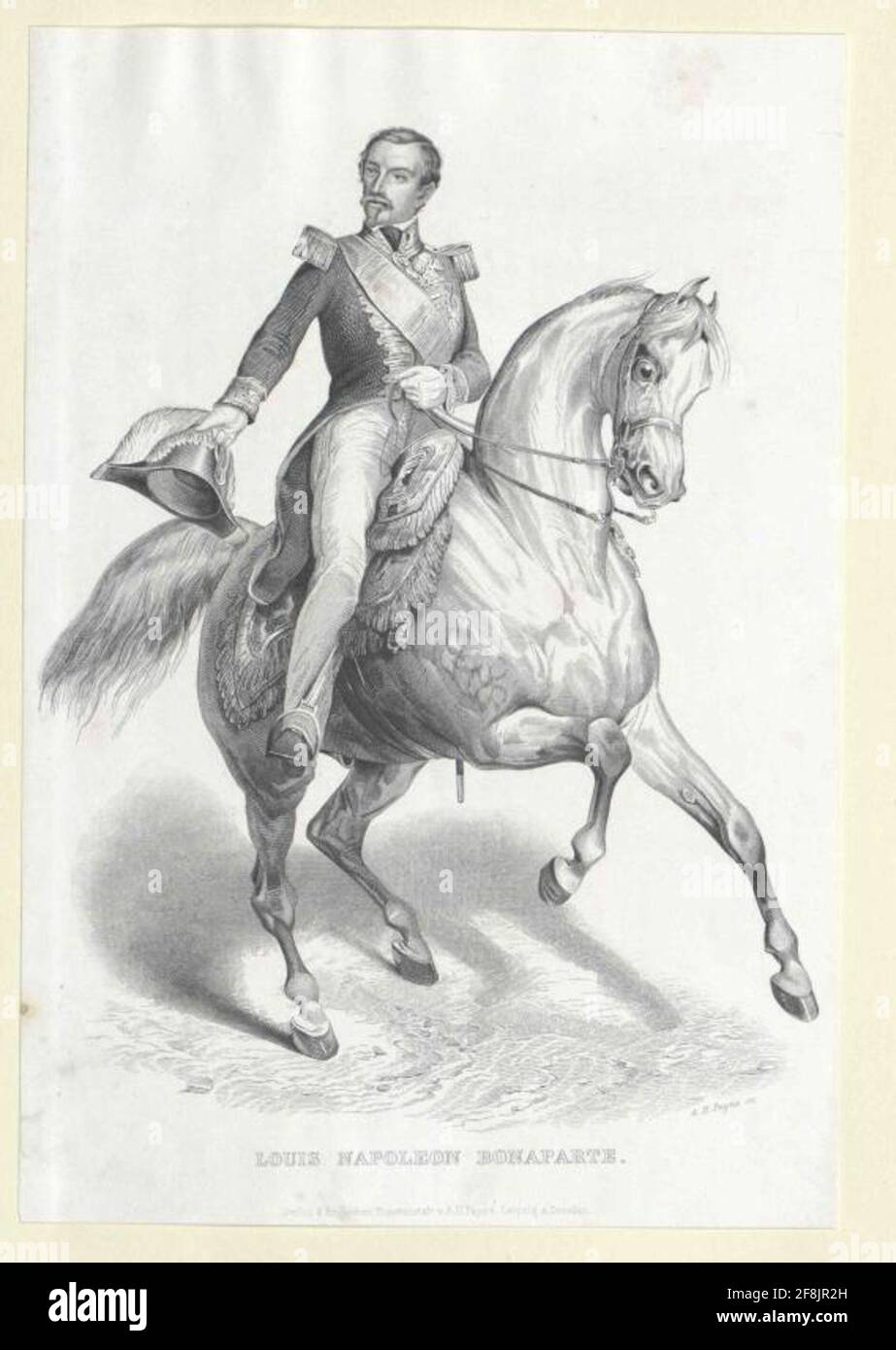 Napoléon III Empereur des Français. Banque D'Images