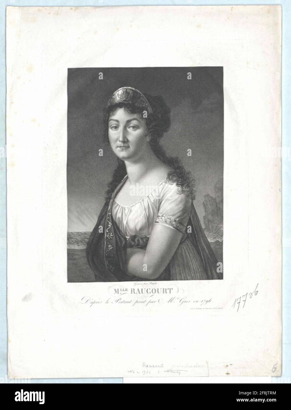 Raucourt, Françoise Marie Antoinette Joséphe. Banque D'Images