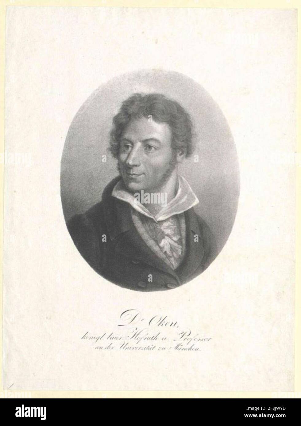 Oken, Lorenz. Banque D'Images