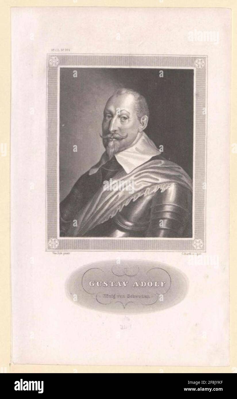 Gustav II Adolf, roi de Suède. Banque D'Images