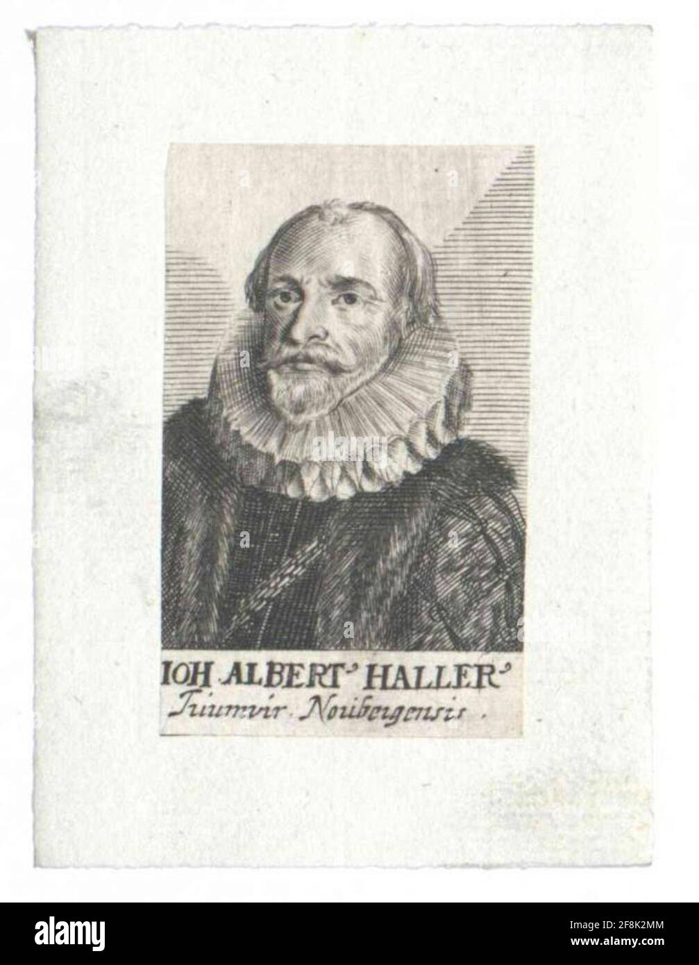Haller de Hallerstein, Johann Albrecht. Banque D'Images
