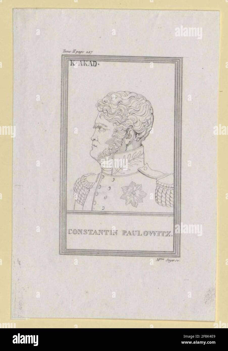 Konstantin, Grand-duc de Russie. Banque D'Images