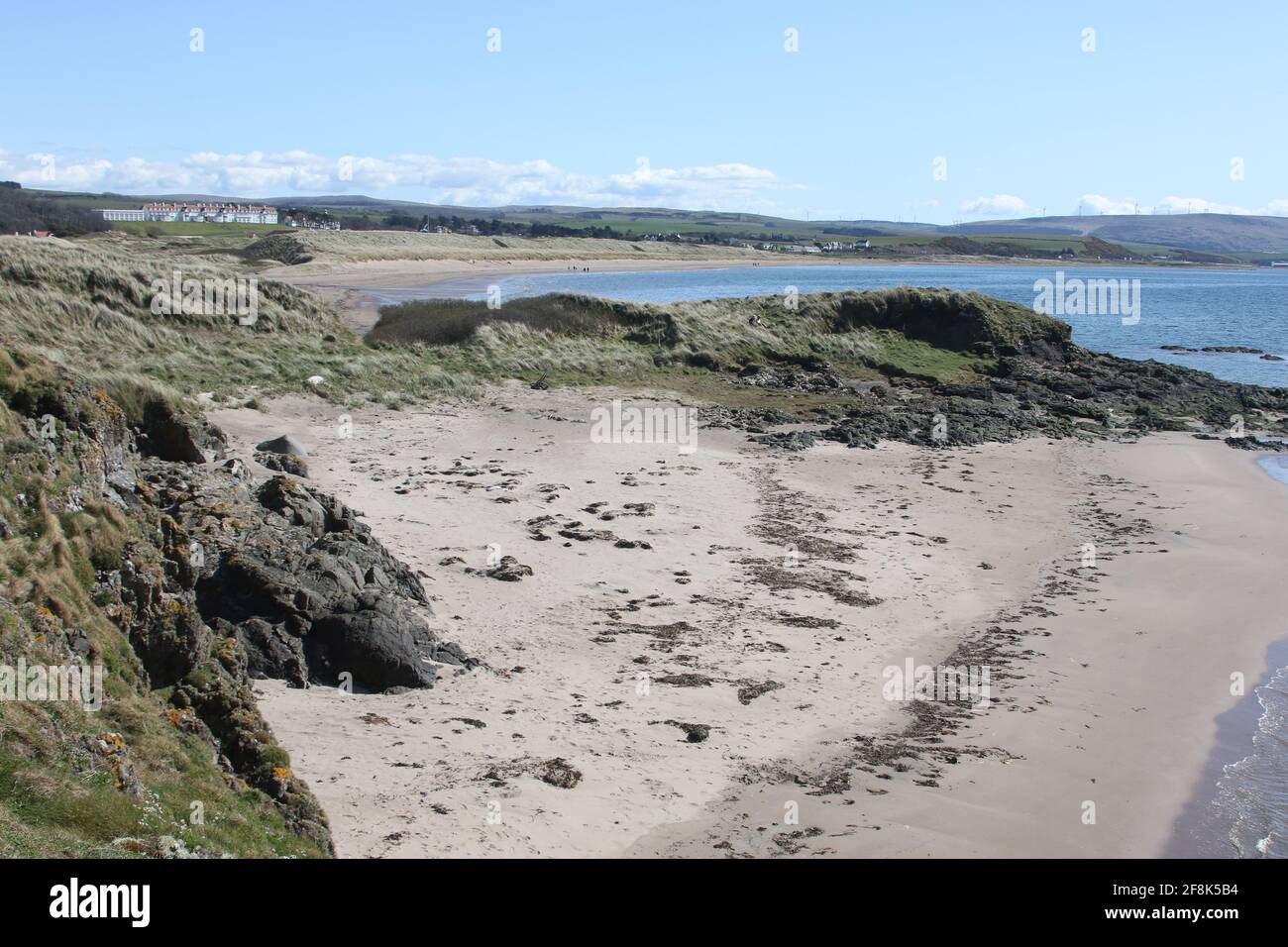 Ecosse, Ayrshire Turnberry . Le sentier côtier d'Ayrshire 12 avril 2021 Banque D'Images