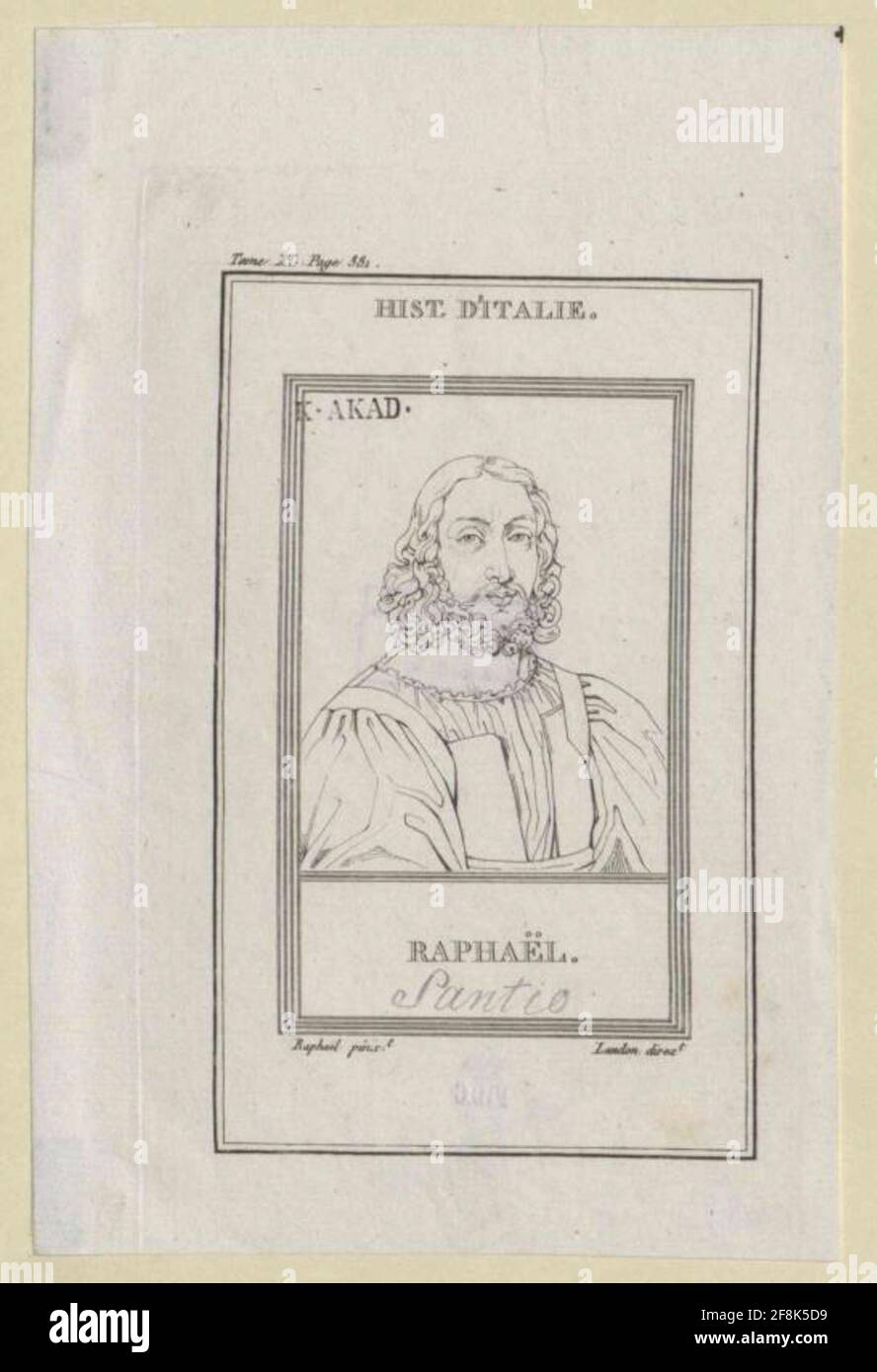 Saints, Raphaël. Banque D'Images
