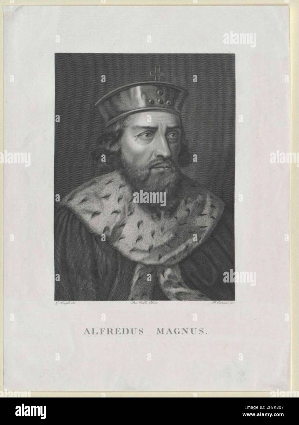 Alfred, roi d'Angleterre. Banque D'Images