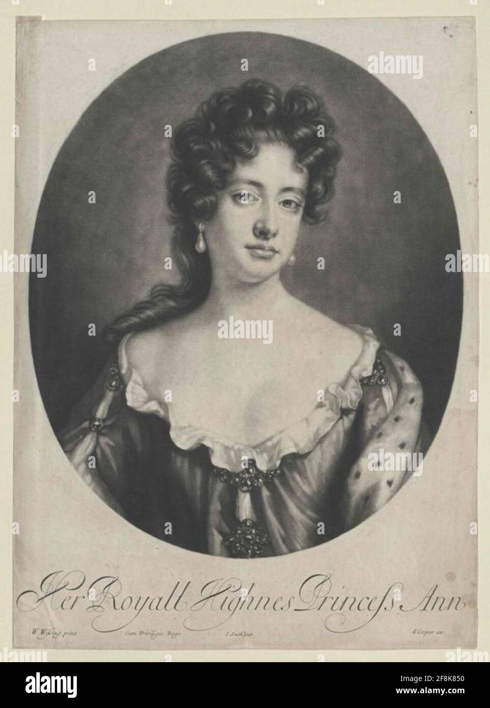 Anna, Reine d'Angleterre. Banque D'Images