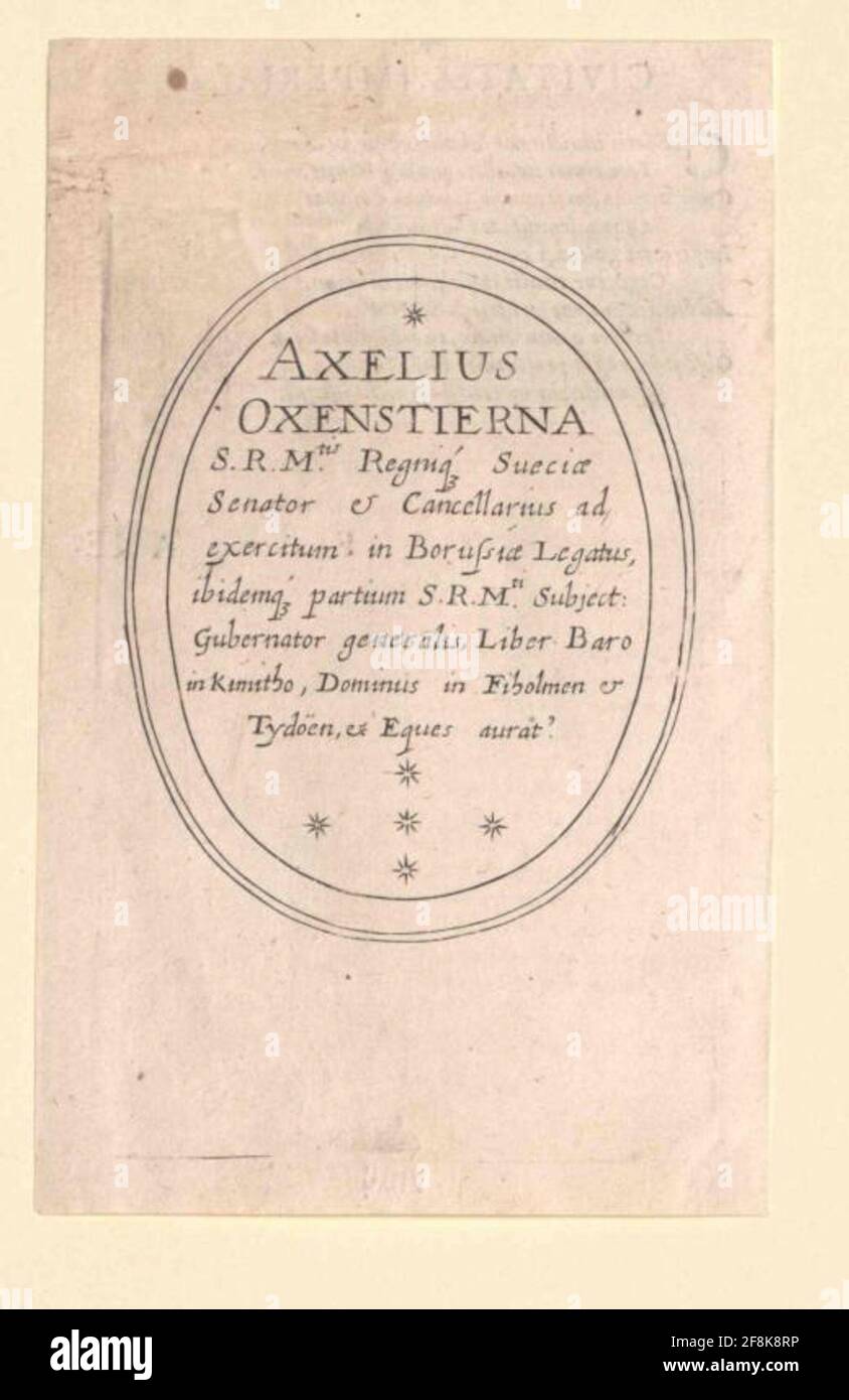 Gustav II Adolf, roi de Suède. Banque D'Images