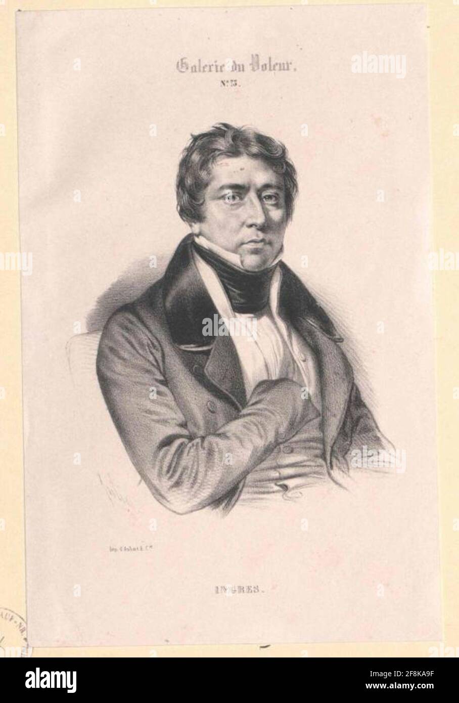 Ingres, Jean Auguste Dominique. Banque D'Images