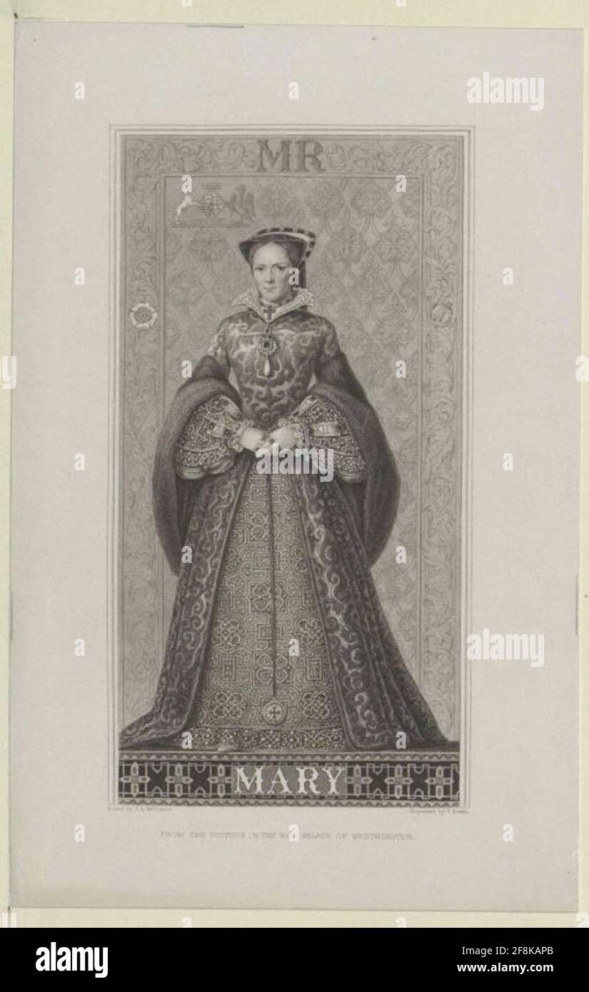 Maria I, Reine d'Angleterre. Banque D'Images